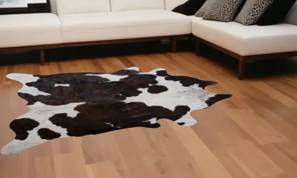72" x 84" Cowhide Rug - Tricolor