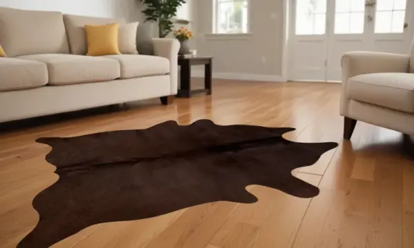 72" x 84" Cowhide Rug - Chocolate