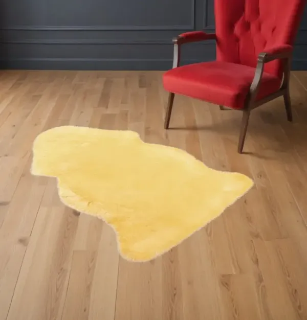 Animal Print Area Rug - Cream