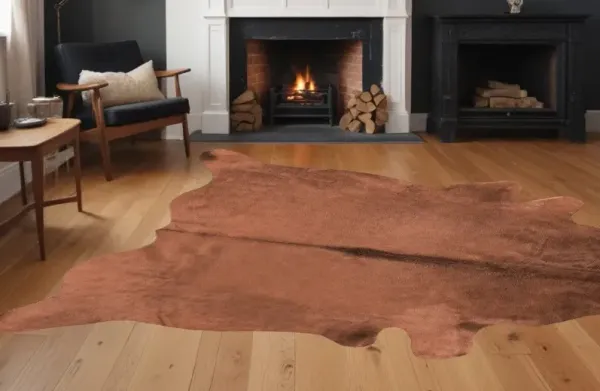 72" x 84" Cowhide Rug - Brown