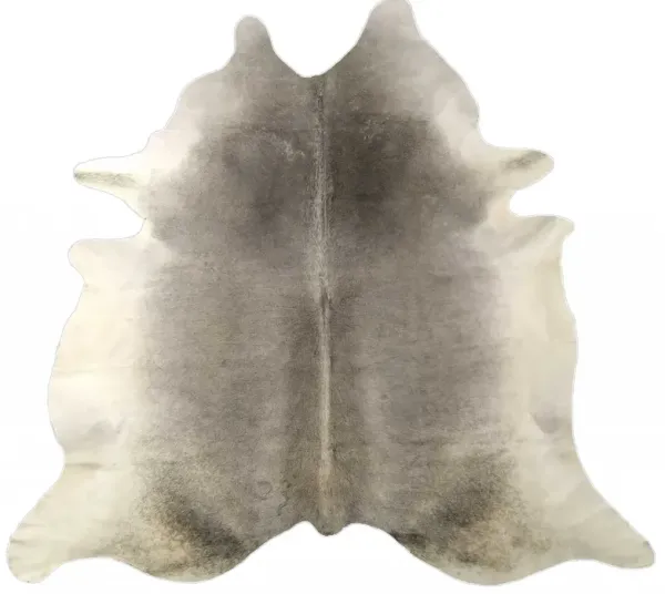 6' Brindled Cowhide Rug - Natural Gray