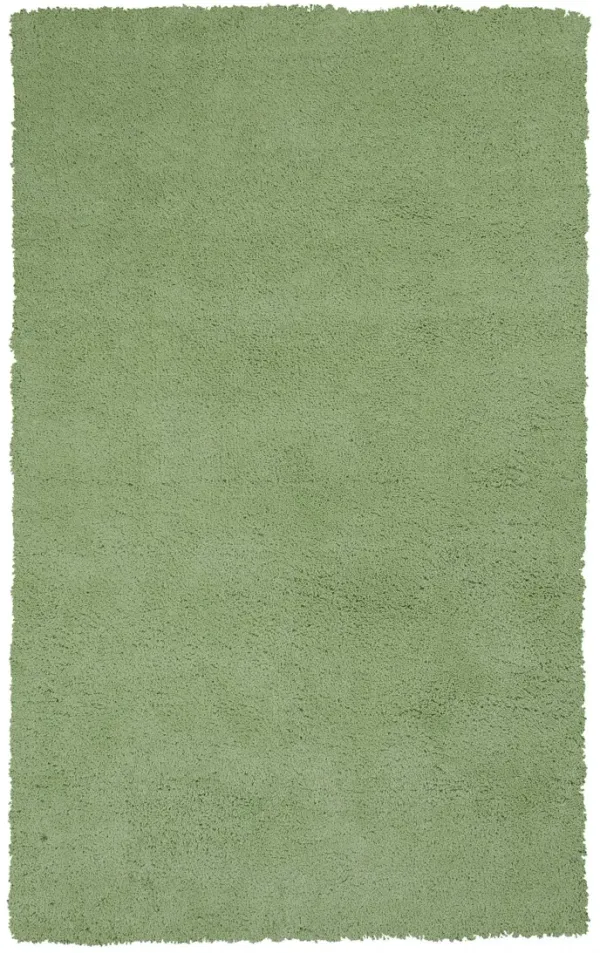 8' x 10' Polyester Area Rug - Spearmint Green