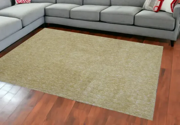 8' x 11' Heather Indoor Shag Rug - Yellow