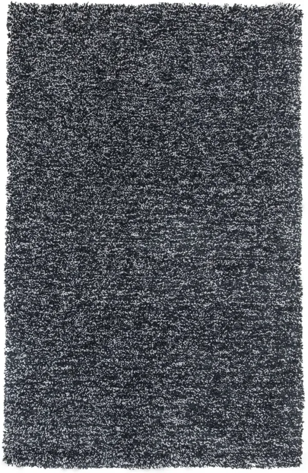8' x 11' Heather Shag Area Rug - Black