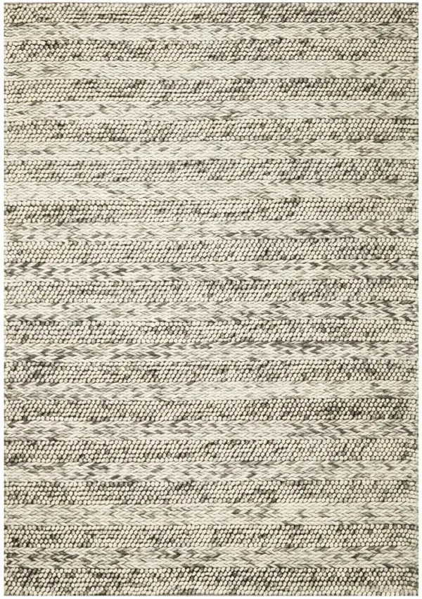 7.5' x 9.5' Wool Area Rug - Grey