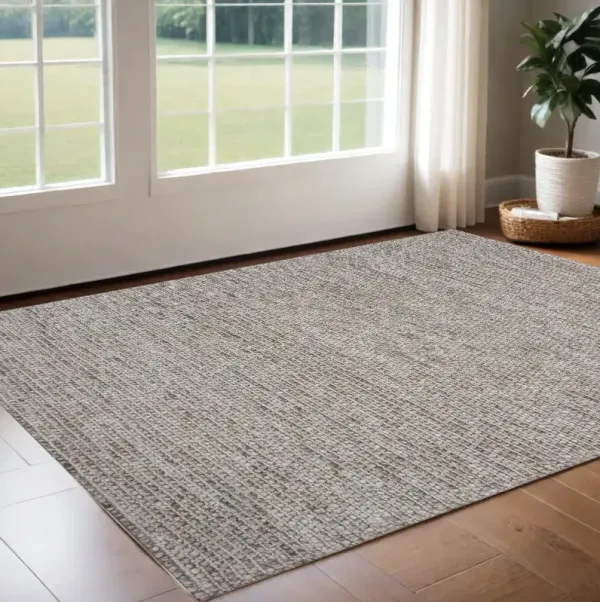 3' x 5' Wool Handmade Area Rug - Natural
