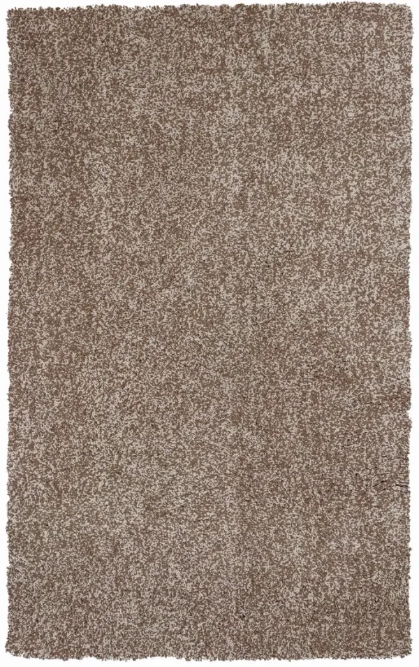 5' x 7' Heather Indoor Shag Rug - Beige