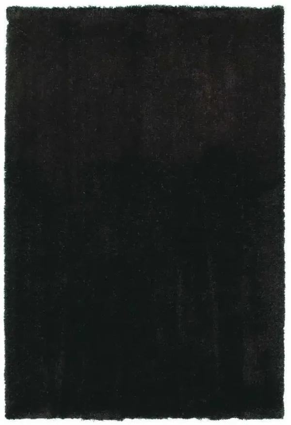 5' x 7' Indoor Shag Rug - Espresso