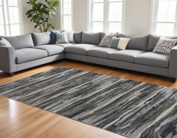 6' x 9' Area Rug - Gray