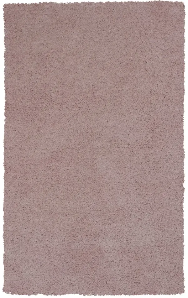 2' x 4' Polyester Area Rug - Rose Pink