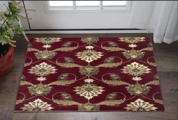 3' x 5' Area Rug - Red