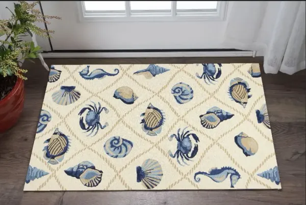 3' x 5' Hand Tufted Area Rug - Sand