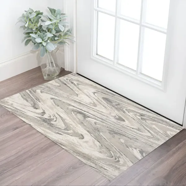 3' x 5' Abstract Area Rug - Natural