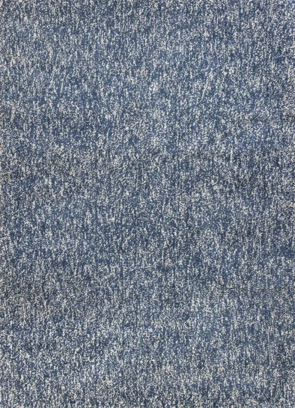 3' x 5' Heather Indoor Shag Rug - Indigo Ivory