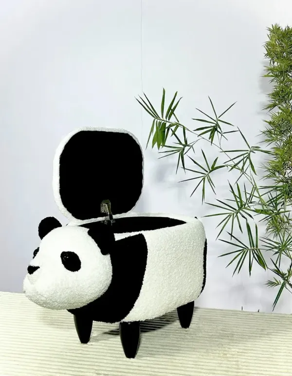 Panda Storage Ottoman
