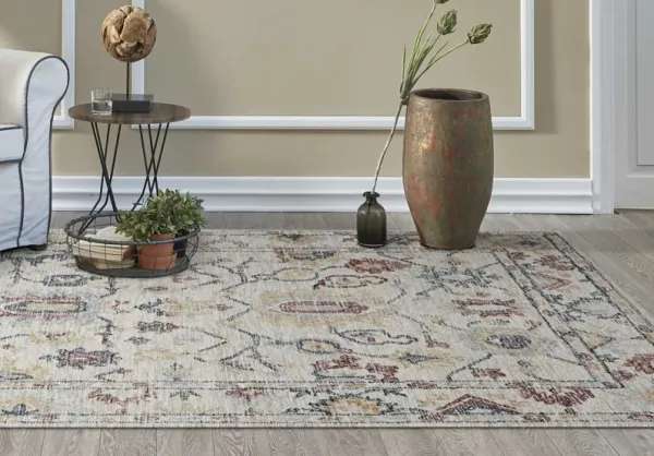 78 x 114 Wool Rug - Ivory