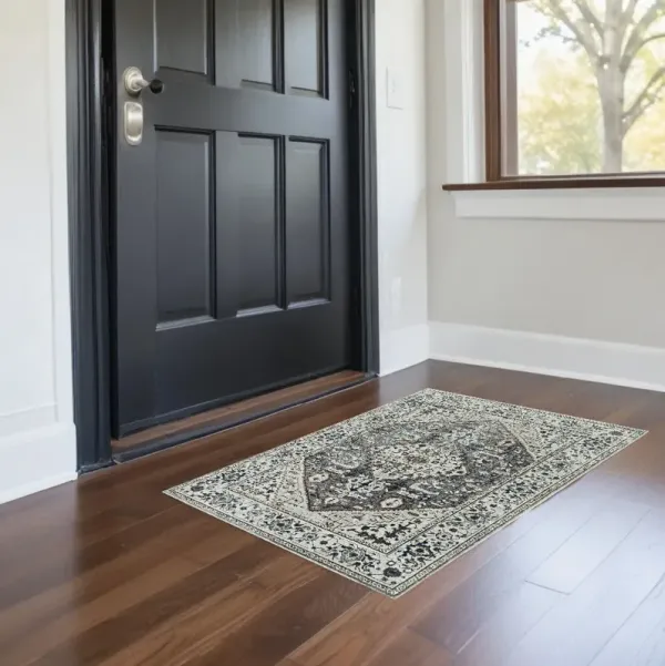 3' x 5' Parisian Area Rug - Gray