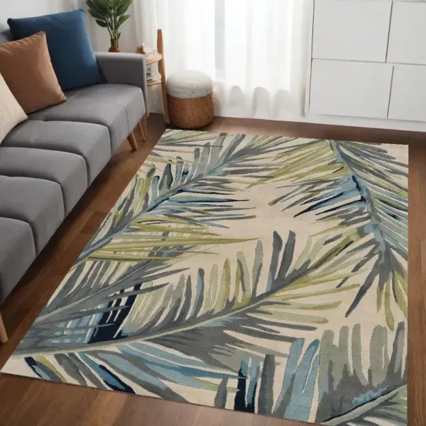 63 x 99 Wool Rug - Ivory