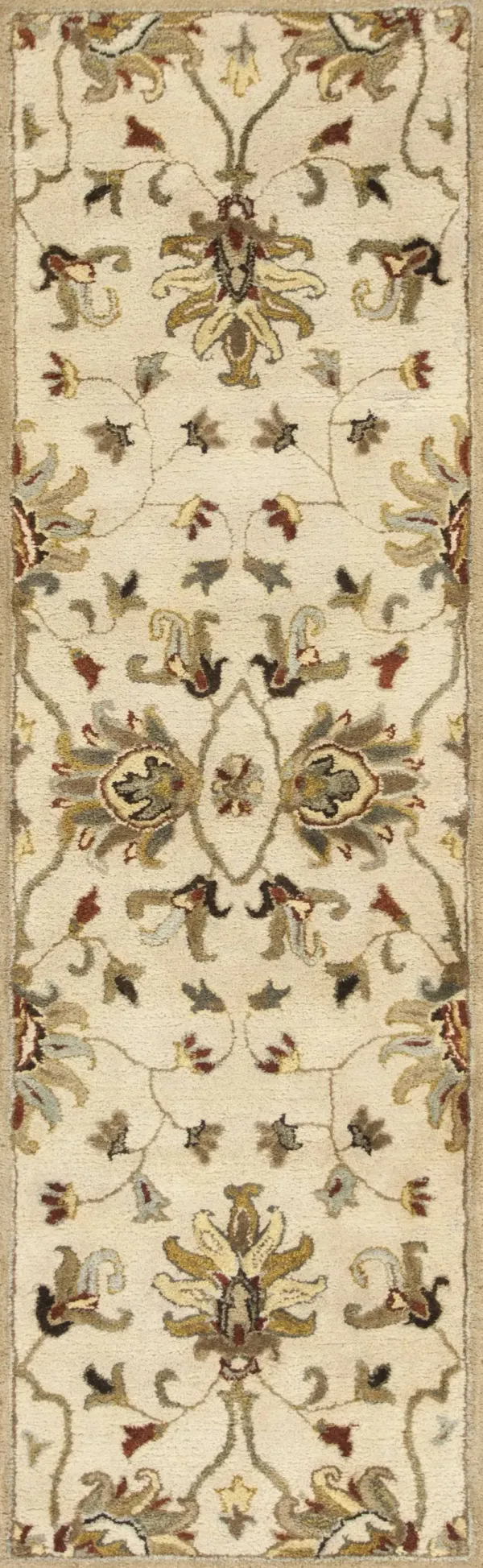 3' x 5' Hand Tufted Wool Traditional Floral Indoor Area Rug - Champagne Beige