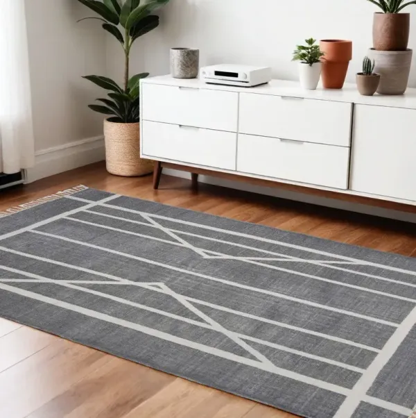 4' x 6' Area Rug - Gray
