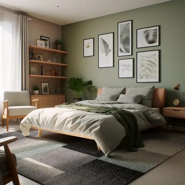 8' x 11' Modern Geometric Area Rug - Gray