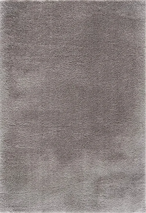 5' x 8' Modern Solid Shag Area Rug - Ivory