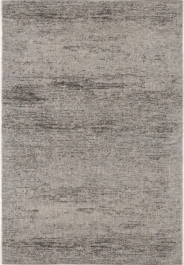 3' x 13' Distressed Runner Rug - Blue And Gray
