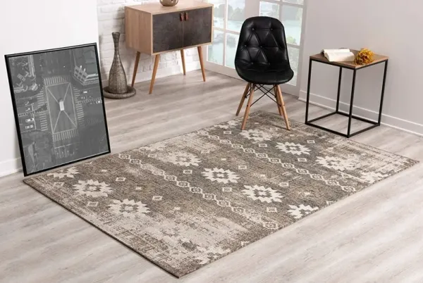 8' x 10' Boho Chic Area Rug - Beige