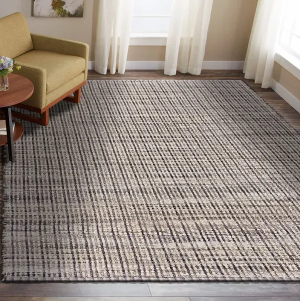 9' x 12' Toned Jute Area Rug - Brown And Beige