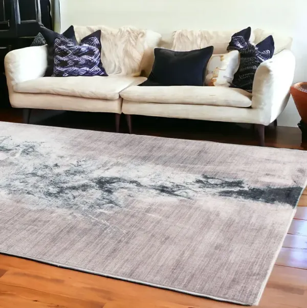 6' x 9' Abstract Area Rug - Sand