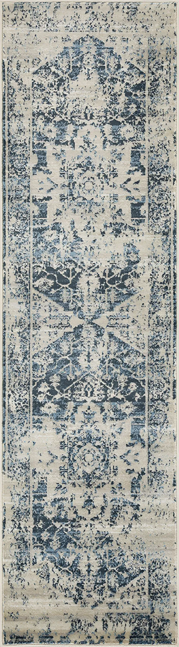 8' Runner Oriental Runner Rug - Ivory