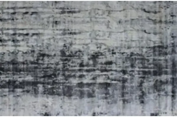 8' x 11' Abstract Hand Loomed Area Rug - White And Blue