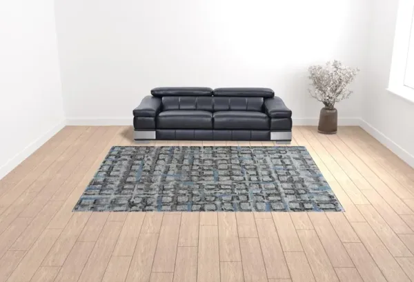 10' x 13' Geometric Area Rug - Gray