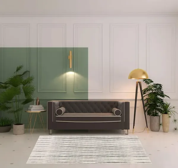 5' x 8' Tufted Handmade Area Rug - Ivory Ombre