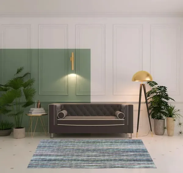 5' x 8' Tufted Handmade Area Rug - Purple Ombre