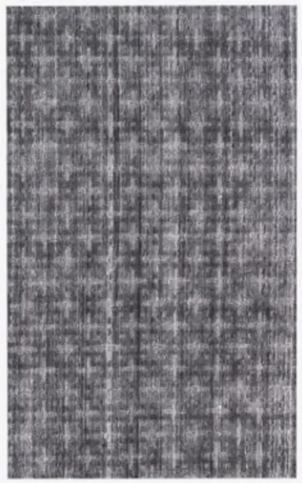 8' x 10' Medallion Hand Loomed Area Rug - Black And Charcoal