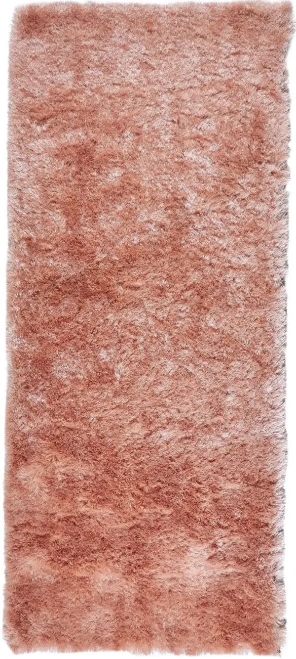 6' Shag Tufted Handmade Runner Rug - Pink