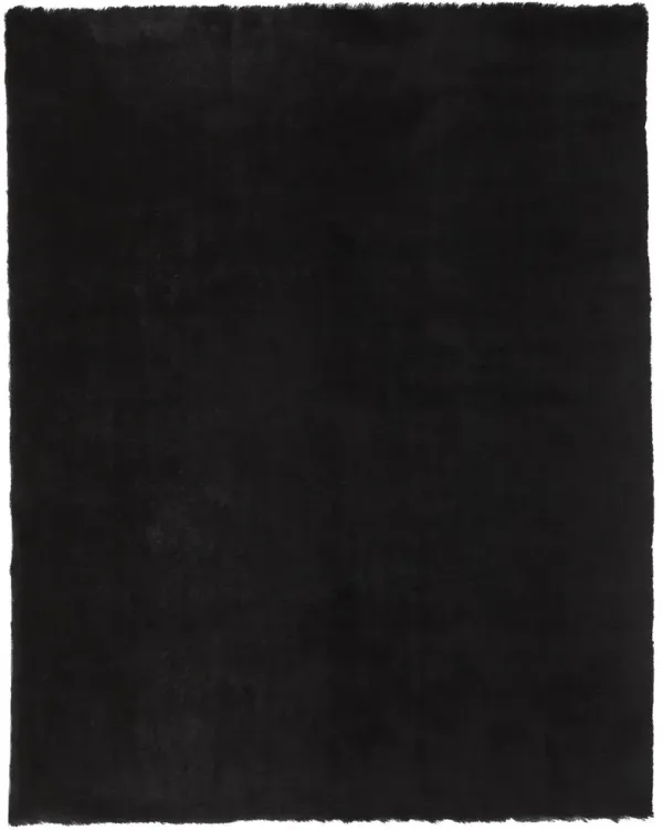 5' x 8' Shag Tufted Handmade Area Rug - Black