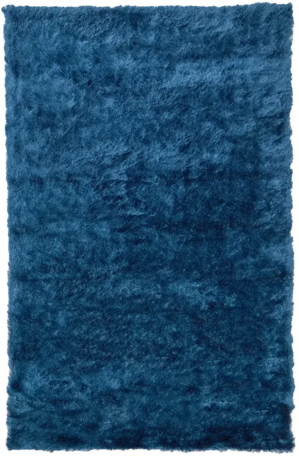 2' x 3' Shag Tufted Handmade Area Rug - Blue And Green