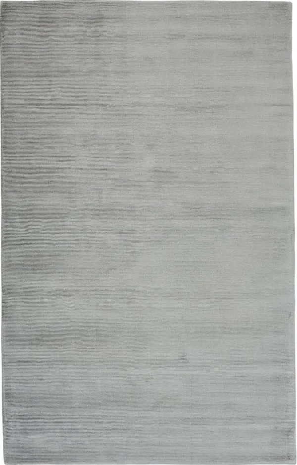 5' x 8' Hand Woven Area Rug - Gray