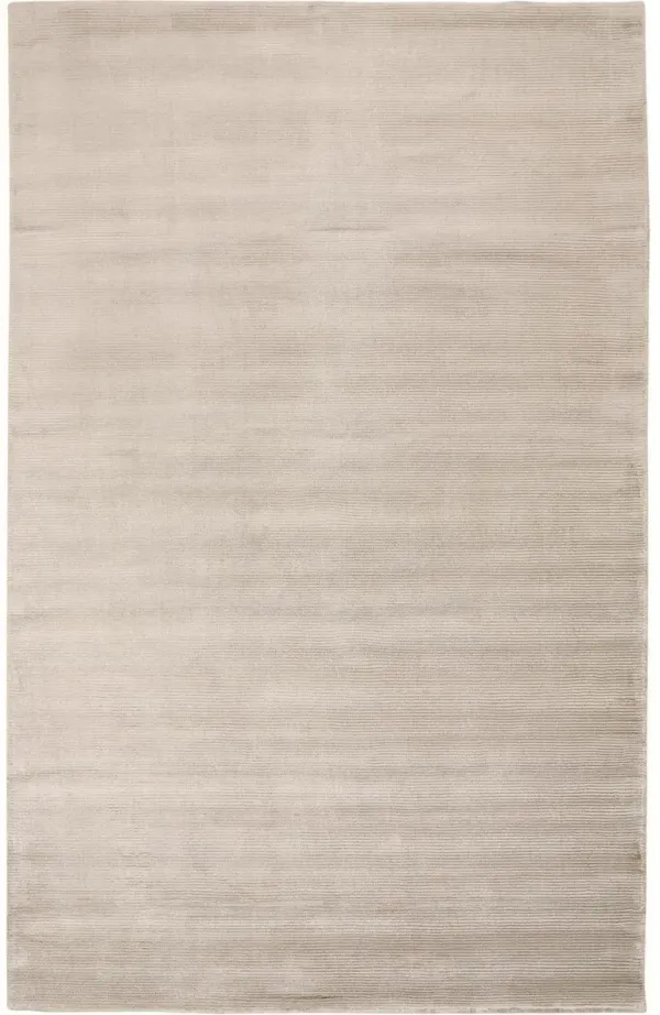 10' x 13' Hand Woven Distressed Area Rug - Ivory And Taupe