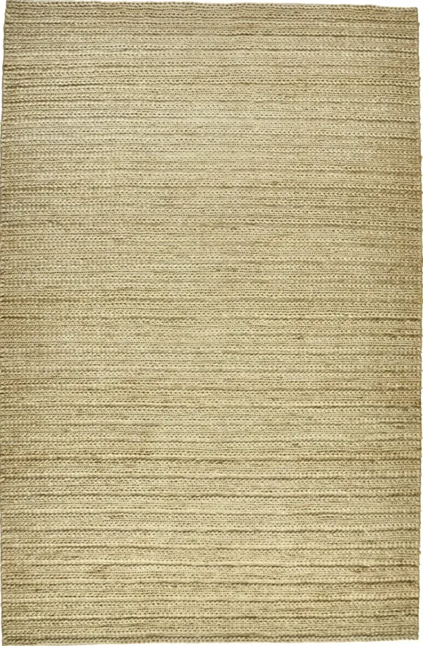 10' x 13' Hand Woven Area Rug - Tan Ivory And Taupe