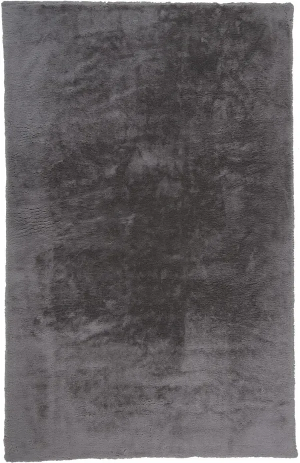 5' x 7' Shag Area Rug - Taupe And Gray