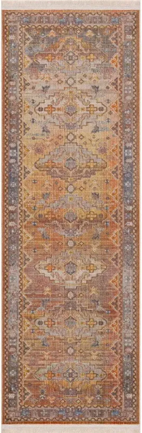 2' x 6' Southwestern Runner Rug - Brown
