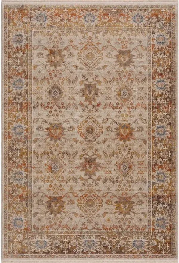 5' x 8' Oriental Area Rug - Ivory