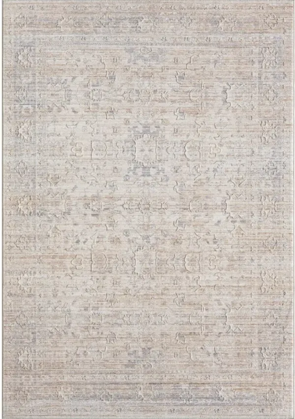 4' x 6' Botanical Area Rug - Gray