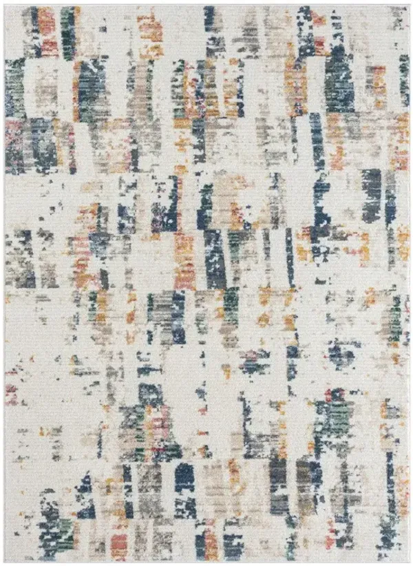 7.8' x 9.8' Abstract Area Rug - Blue
