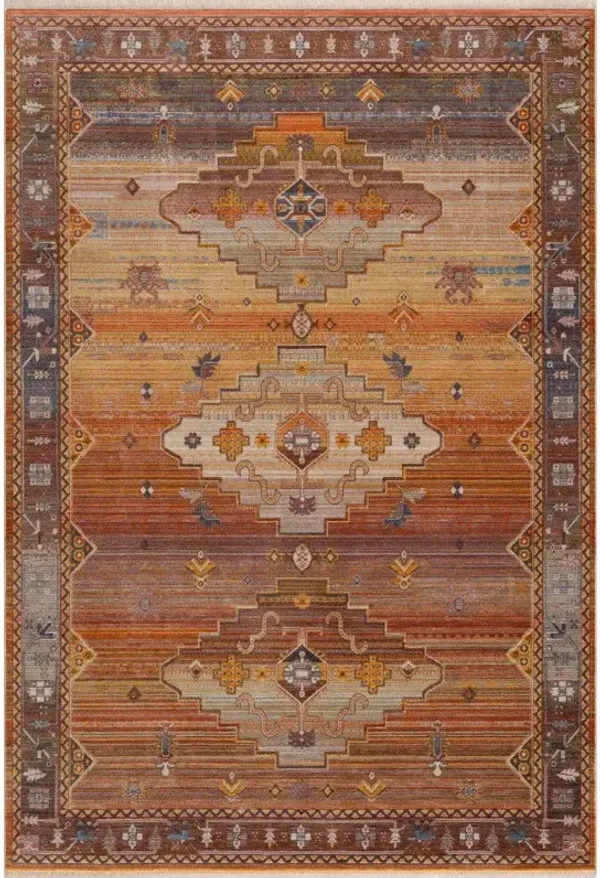 2' x 3' Southwestern Area Rug - Brown