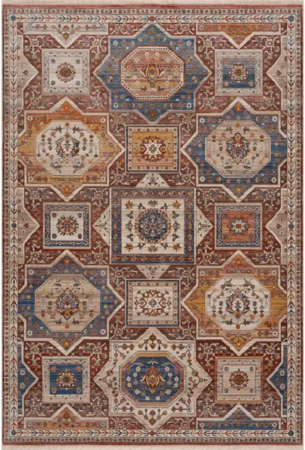 8' x 10' Southwestern Area Rug - Red