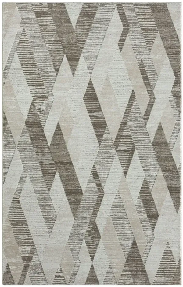 2' x 3' Geometric Area Rug - Gray